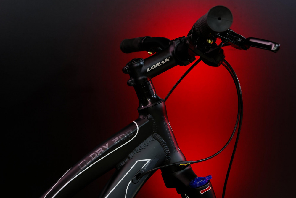 LORAK GLORY 200 8 sp Матовый Чёрный/Белый 17р (на рост 155-173)