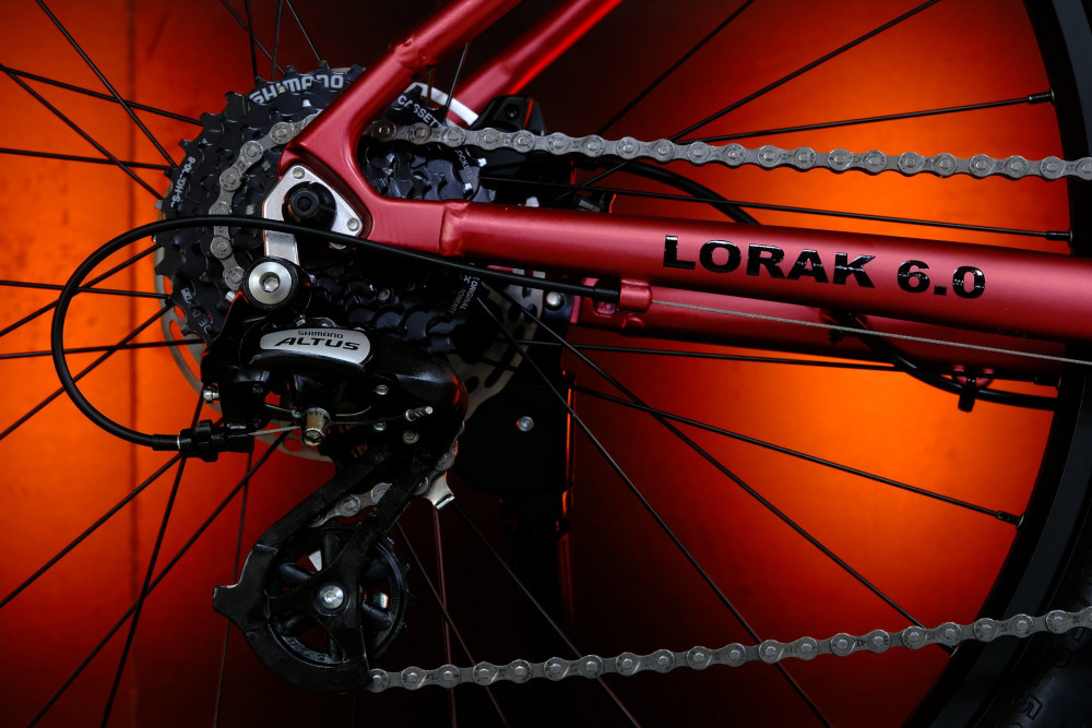 LORAK 6.0 8 sp Матовый Серый/Оранжевый 17р (на рост 155-173)