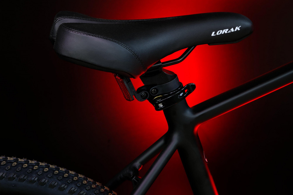 LORAK 2.0 8 sp Матовый Чёрный/Красный 17р (на рост 155-173)