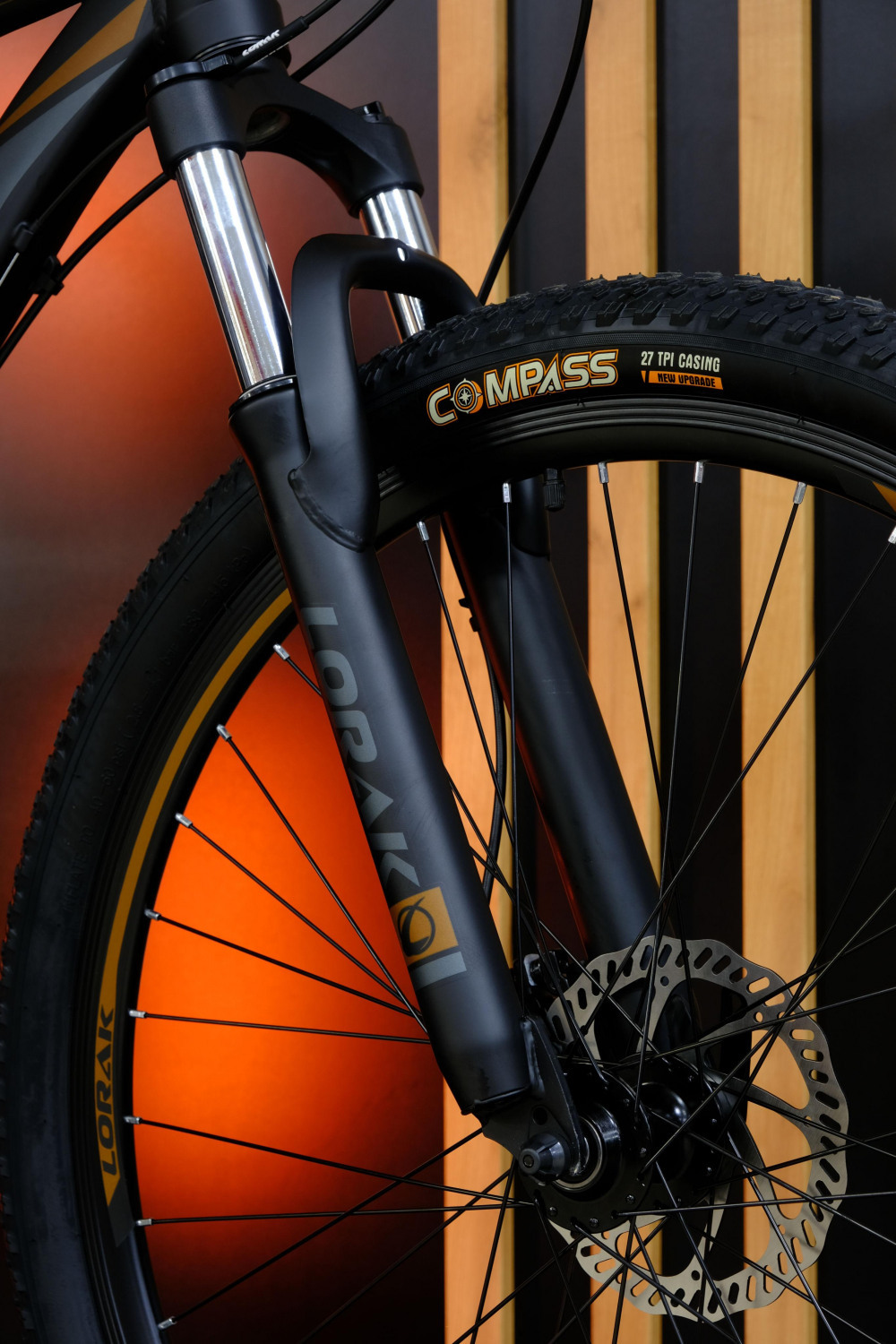 LORAK Safe 27,5 HD Матовый Черный/Коричневый рама 19 (на рост 171-182)